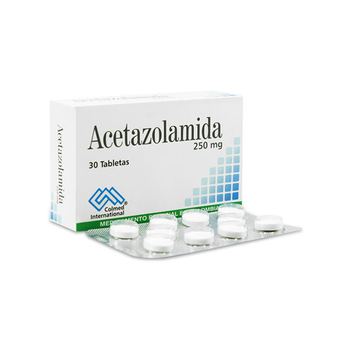 ACETAZOLAMIDA 250 MG COLMED CAJA X 30 TABS