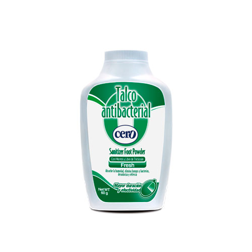 TALCO CERO FRESH ANTIBACT. FCO X 60 GR