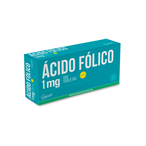 ACIDO FOLICO 1 MG LAPROFF CAJA X 400 TABS