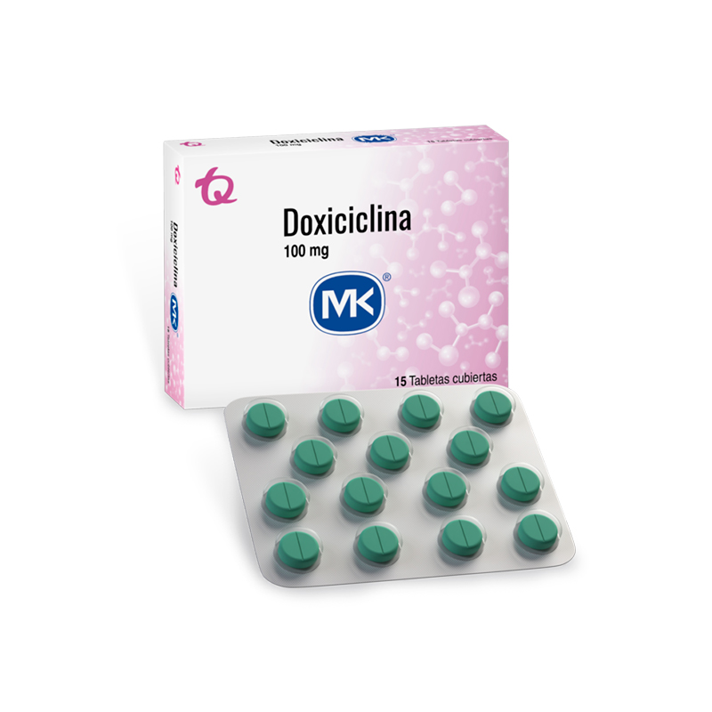 DOXICICLINA 100 MG MK CAJA X 15 TABS