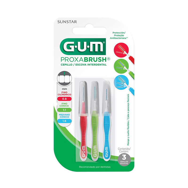 CEPILLO INTERDENTAL GUM X 3 UNDS