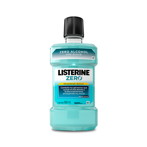 ENJUAGUE LISTERINE COOL M/ZERO FCO X 500 ML