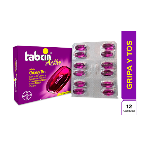 TABCIN ACTIVE CAJA X 12 CAPS