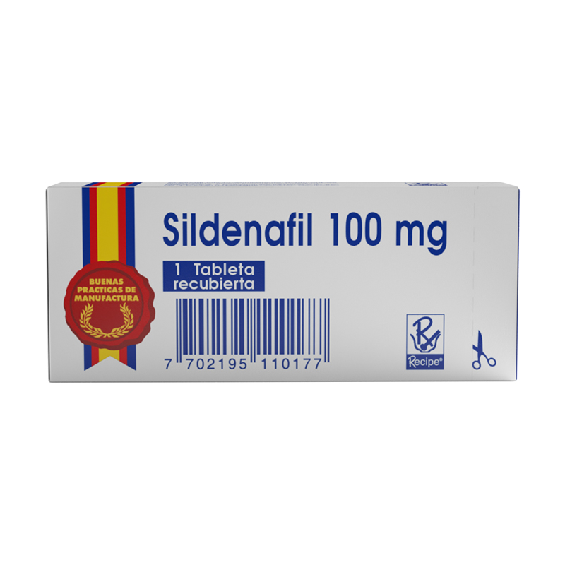 SILDENAFIL 100 MG RECIPE CAJA X 1 TAB