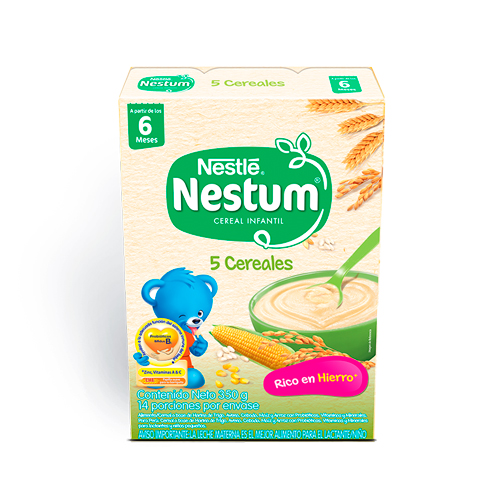 CEREAL NESTUM 5 CEREALES CAJA X 350 GR