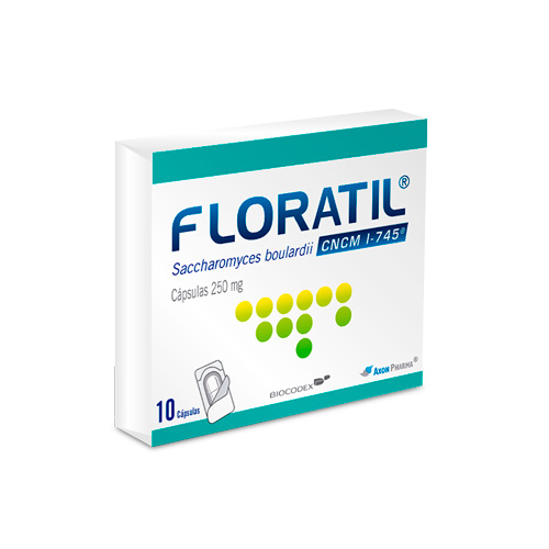FLORATIL 250 MG CAJA X 10 CAPS