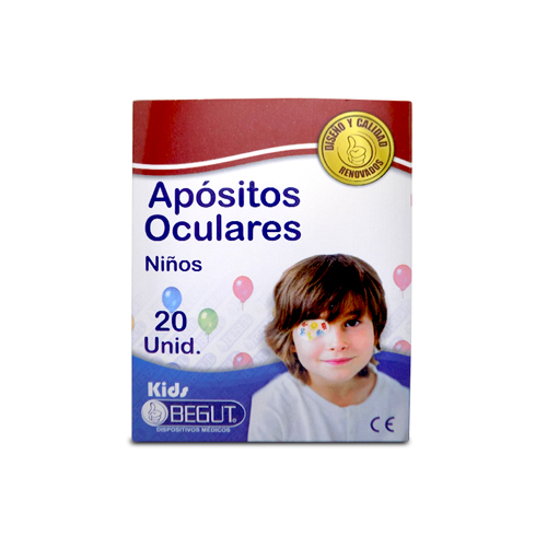 APOSITO OCULAR PED BEGUT CAJA X 20 UNDS