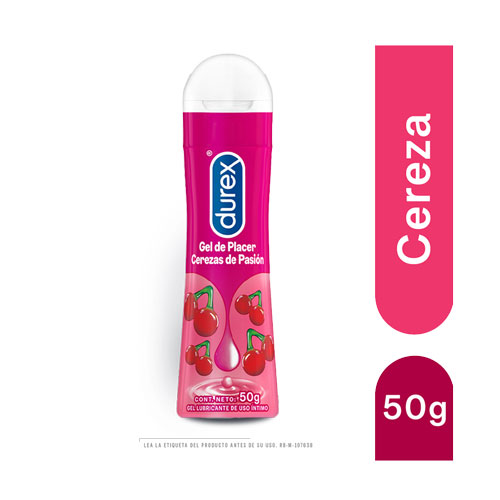 GEL LUBRIC.DUREX PLAY CEREZA FCO X 50 ML