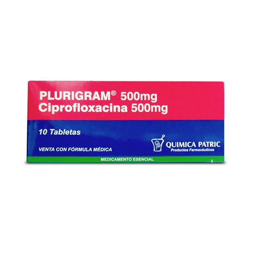 PLURIGRAM 500 MG CAJA X 10 TABS