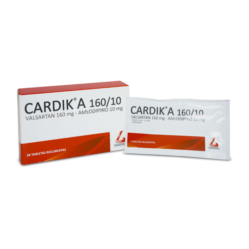 CARDIK A 160/10 CAJA X 30 TABS