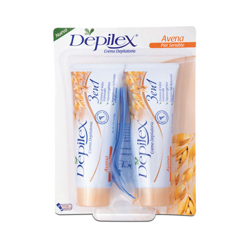 DEPILEX CREMA AVENA P/SENSIBLE X 100 GR  2X1