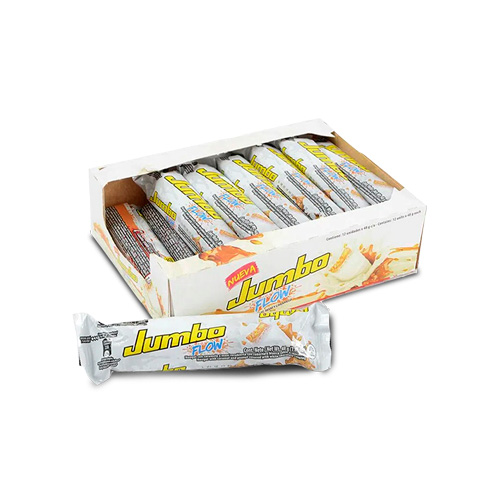 CHOC. JUMBO FLOW BLANCA BARRA X 48 GR