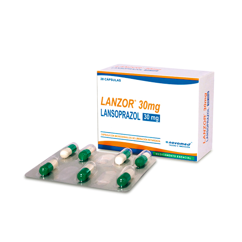 LANZOR 30 MG (LANZOPRAZOL) CAJA X 28 CAPS