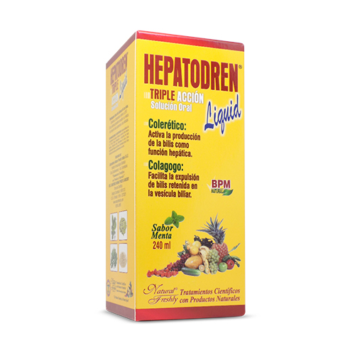 HEPATODREN TRIPLE ACCION MENTA FCO X 240 ML