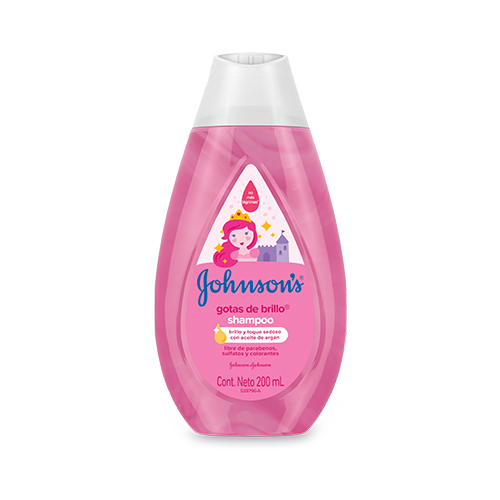 CHAMPU J&J GOTAS DE BRILLO FCO X 200 ML