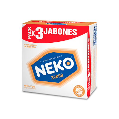 JABON NEKO AVENA X 110 GR CAJA X 3 UNDS