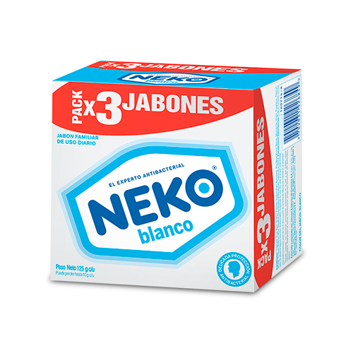 JABON NEKO BLANCO X 110 GR CAJA X 3 UNDS