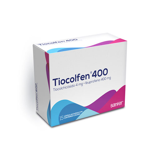 TIOCOLFEN 400 MG CAJA X 15 CAPS