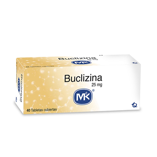 Drogas s s buclizina 25 mg mk caja x 40 tabs