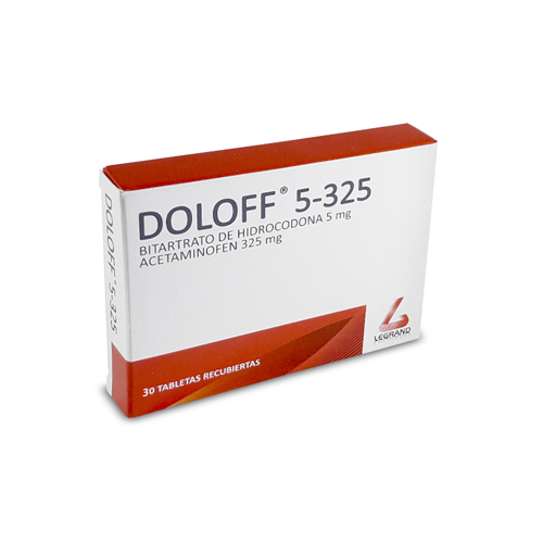 DOLOFF   5/325 MG CAJA X 30 TABS