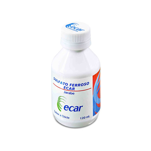 SULFATO FERROSO JBE ECAR FCO X 120 ML