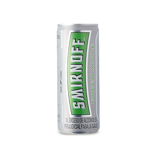 VODKA SMIRNOFF ICE GREEN APPLE LATA X 250 ML