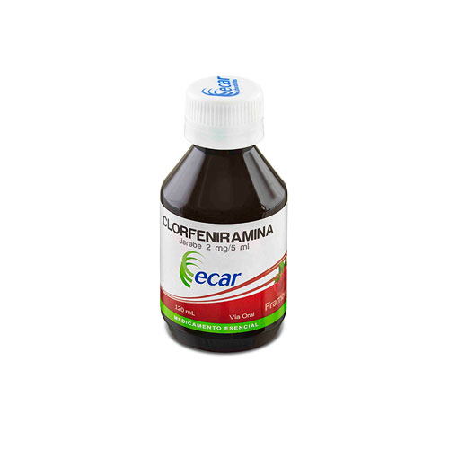 CLORFENIRAMINA JBE 2 MG ECAR FCO X 120 ML