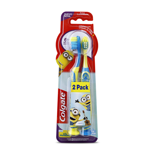 CEPILLO COLGATE SMILES MINIONS X 2 UNDS