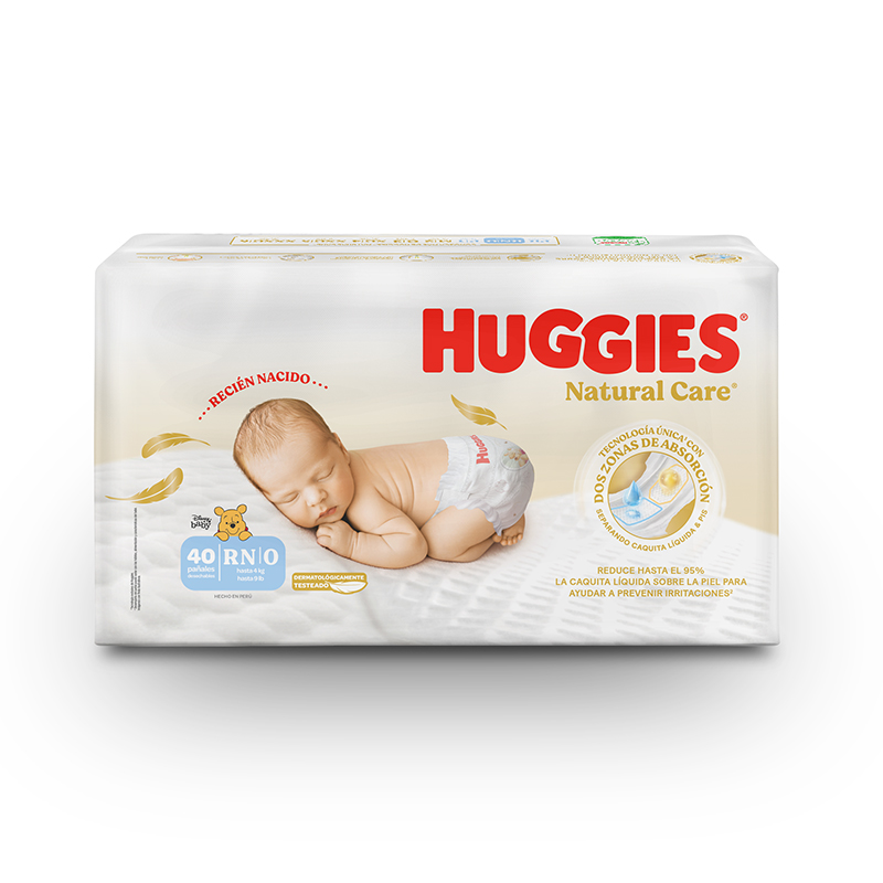 PANAL HUGGIES NATCARE ET0 RN X 40 UNDS