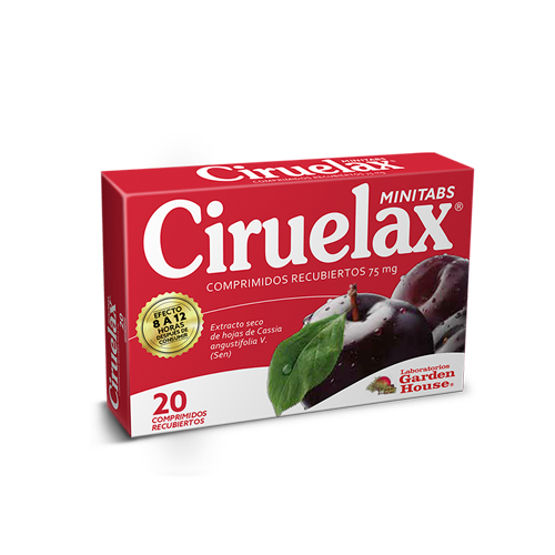 CIRUELAX MINITABS CAJA X 20 COMP