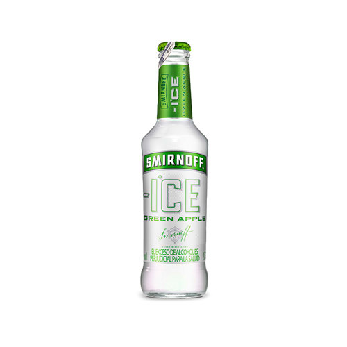 VODKA SMIRNOFF ICE GREEN APPLE BOT. X 275 ML