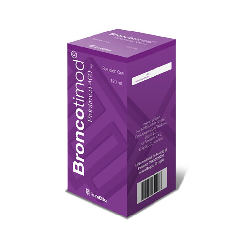 BRONCOTIMOD 400 MG FCO X 120 ML