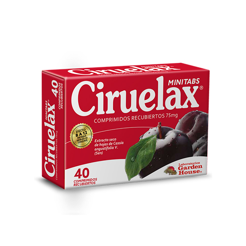 CIRUELAX MINITABS CAJA X 40 COMP