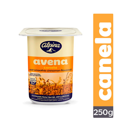 AVENA ALPINA CANELA VASO X 250 GR