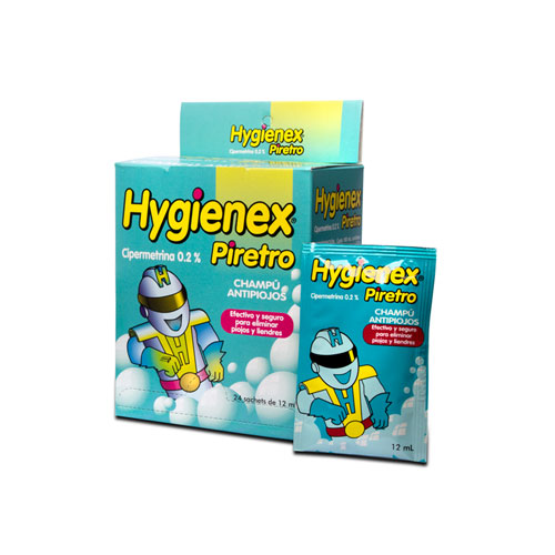 HYGIENEX CHAMPU ANTIPIOJOS CAJA X 24 S/S