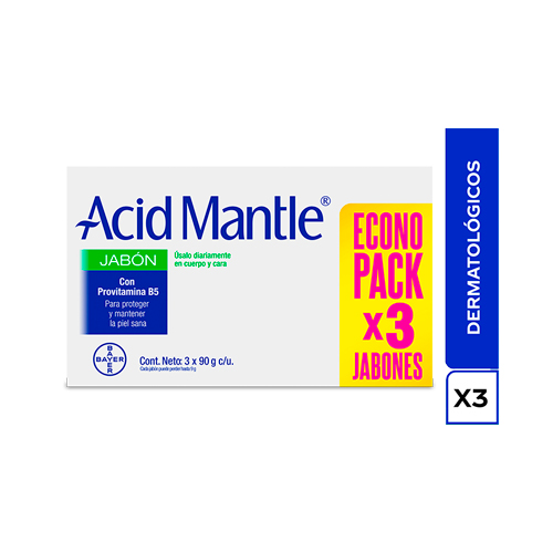 ACID MANTLE JABON X 90 GR CAJA X 3 UNDS