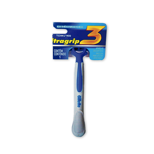 MAQUINA GILLETTE ULTRAGRIP 3 X 1 UND