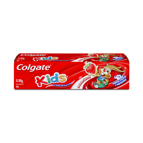 CREMA DENT.COLGATE KIDS FRESA C/FLUOR TUBO X 50 GR