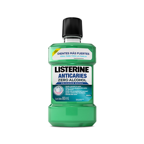 ENJUAGUE LISTERINE ANTICARIES ZERO X 180 ML