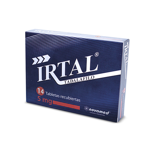 IRTAL 5 MG (TADALAFILO) CAJA X 14 TABS
