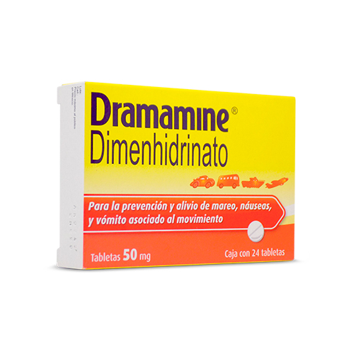 DRAMAMINE 50 MG CAJA X 24 TABS