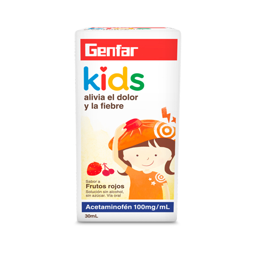 ACETAMINOFEN GOTAS GENFAR KIDS FCO X 30 ML