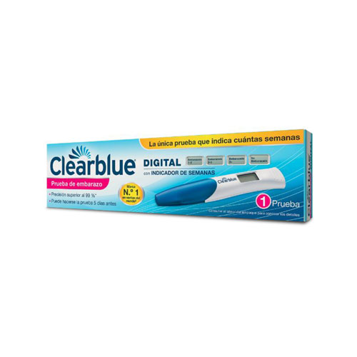 PRUEBA EMBARAZO CLEARBLUE DIGITAL X 1 UND