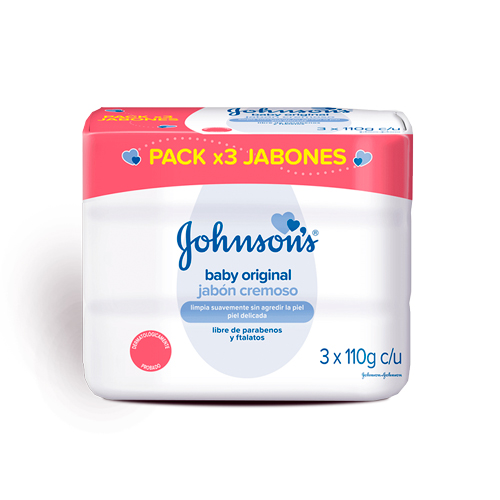 JABON J&J BABY ORIGINAL 3 UNDS X 110 GR