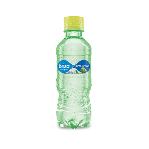 AGUA BRISA CON GAS LIMA LIMON BOT X 280 ML
