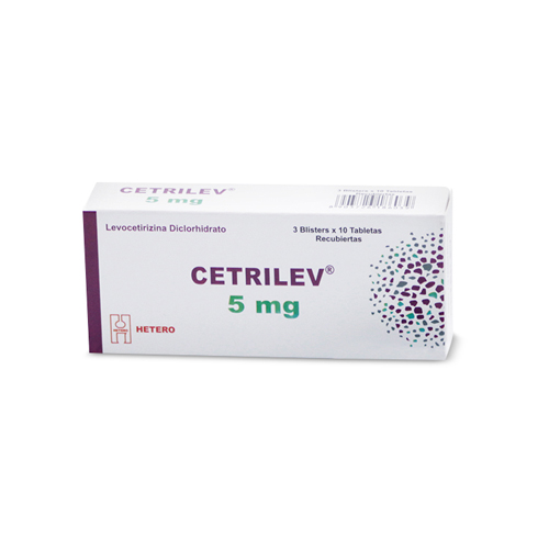 CETRILEV 5 MG CAJA X 30 TABS
