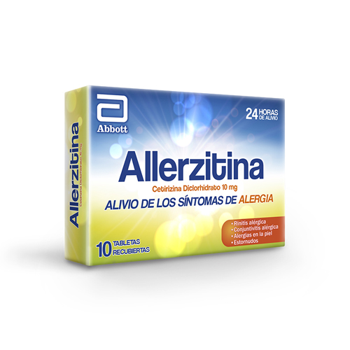 ALLERZITINA 10 MG CAJA X 10 TABS