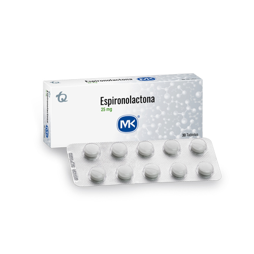 ESPIRONOLACTONA 25 MG MK CAJA X 30 TABS