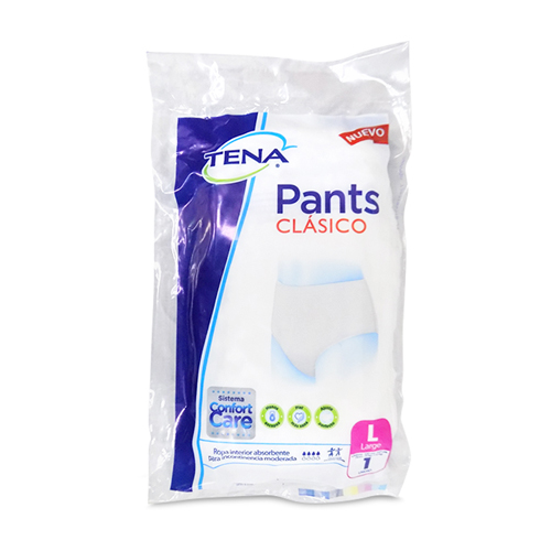 PANAL TENA PANTS CLASICO L X 1 UND