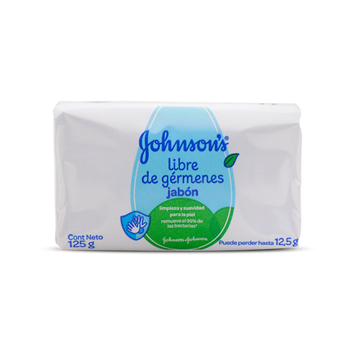 JABON J&J BABY LIBRE GERMENES BARRA X 110 GR